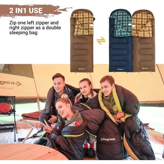 Slaapzak Buiten Warme Deken Slaapzak Draagbaar Lichtgewicht 3-4 Seizoenen Camping Slaapzak 300g/400g Vulling voor Volwassenen