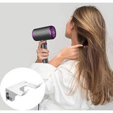 föhnhouder, föhnhouder zonder boren, haardrogerhouder, matte afwerking, wandbevestiging voor hotel, badkamer, woonkamer, barbershop