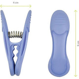 Clips, 18 stuks - , Mauve, Blauw en Groen