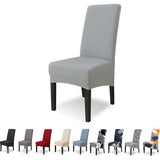Stoelhoezen, XL, set van 4, stretch stoelhoezen, schommelstoelen, XL, voor eetkamerstoelen, spandex, universele stoelhoes, grote eetkamerstoel, hotelbanket, roet