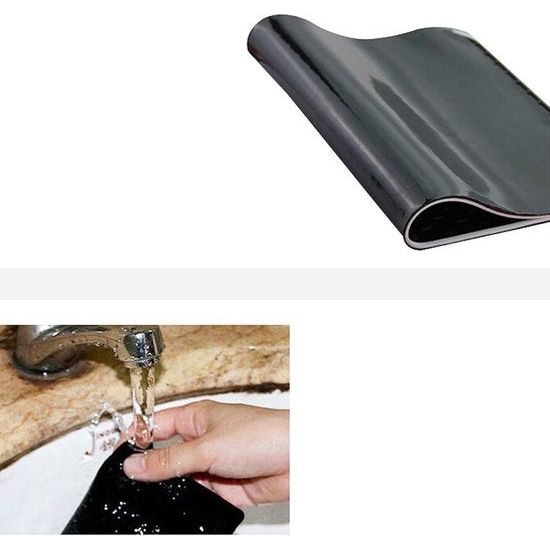 2 x Car Holder Non-Slip Mats (27 x 15 cm) PVC Mobile Phone Non-Slip Pad Car Mat Dashboard Sticky Pad Adhesive Mat for Mobile Phones Sunglasses Keys etc.