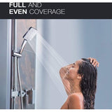 Douchekop, regendouche, grote handdouche, waterbesparende douchekop, hoge druk, douchekop XXL met 6 straalmodi (zonder slang)