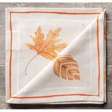 Colors of Autumn 100% kat, licht en comfortabel, set van 4 servetten, perfect voor familiediners | bruiloften | piep | thuis | Thanksgiving / Kerstmis (45cm x 45cm)