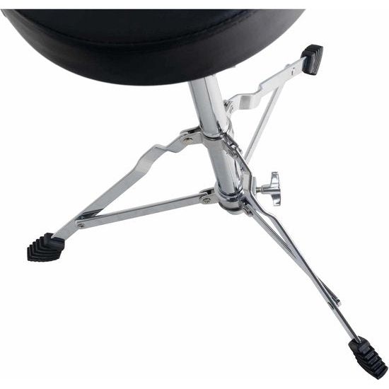 Drumkruk, semi, verstelbare hoogte 50-64 cm, drie benen met rubberen uiteinden, inklapbaar