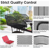 Fietsmand, schooltassenmand, universele fietsmand achter, 20 liter, grote capaciteit, bagagedrager, waterdichte fietsmand, metaal