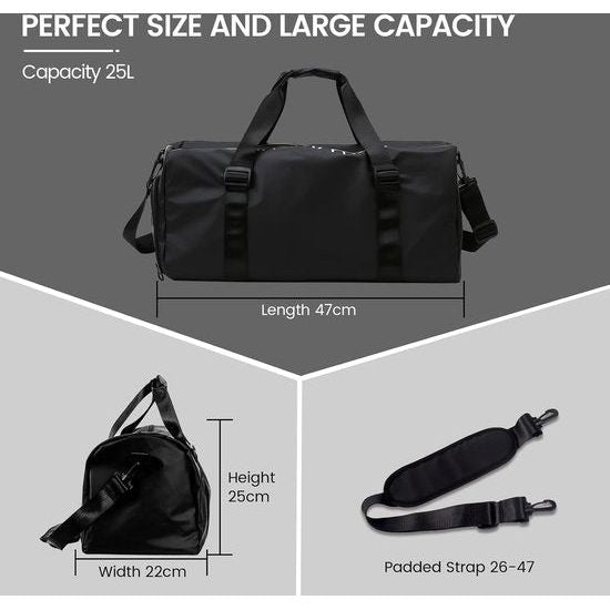 Sporttassen, zwart, Sport