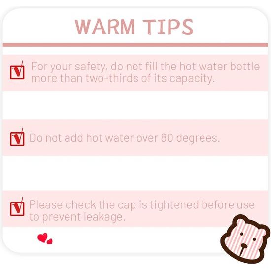 Heetwaterkruikriem, 1 liter warmwaterkruik met zachte taillehoes,