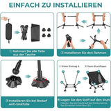 Campingstoel Opvouwbare Camping Stoel Draagbare Campingstoel Vouwstoel Ultralicht