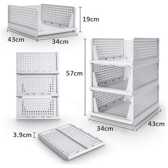 Opbergdoos, wit, kast, organizer, kledingkast, organizer, opbergmand, opbergsysteem, stapelboxen, kist, kunststof kast, keukenkast, organizer, vouwdozen