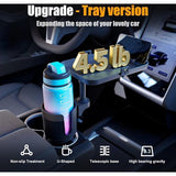 autobekerhouder, bekerhouder, autofriethouder, dienblad voor autobekerhouder, met dienbladhouder, afneembare dienbladtafel