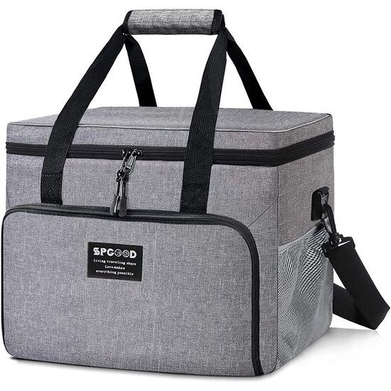 Koeltas, 20 l/30 l/40 l, thermotas, picknicktassen, groot, geïsoleerd, opvouwbaar, koeltas, boodschappentas voor strand/picknick/camping/BBQ/kantoor