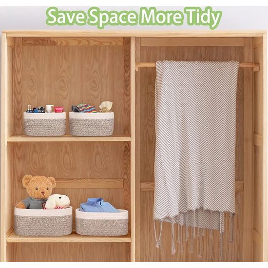 Opberger Bruin 4 stuks