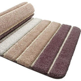Badkamertapijt, antislip, badmat, 40 x 60 cm, absorberend, zacht, machinewasbaar, voor badkamer, beige