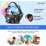 Mesh Shower Caddy Basket/Hanging Portable Shower Tote Bag Mesh Shower Basket - Toiletry Bag Transparent Tote Bag Organiser Toiletry Bag for Hanging - For Women, Women