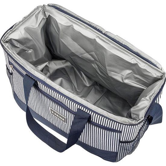 Classic Koeltas/isoleertas, 20 l, groot blauw, 36 x 26 x 22 cm, voor picknick, camping, outdoor, plagen, incoping, auto, sport