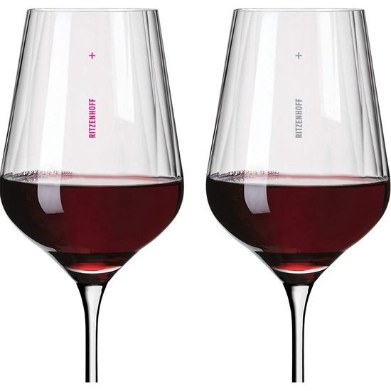 stergeslepen #1 rode wijnglasset, glas, 570 milliliter, transparant, 2 stuks (1 stuk)