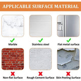 Zelfklevende acrylspiegel, HD-kleefspiegel, grote frameloze kunststof spiegel, 3 mm dikke acrylspiegeltegels, onbreekbare spiegel, rechthoekige wandlijmspiegel voor thuis, 40 x 30 cm