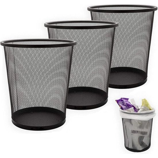 Prullenbak Zwart-ovaal