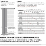 Voile Grijs Blauw Gordijnen met Ringen 140 x 270 cm(Breedte x Hoogte), Kleurverloop Semi-Clear Transparante Gordijnen voor Woonkamer Slaapkamer Kinderkamer, Set van 2