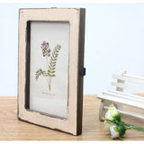Retro Vintage 6 inch houten fotolijst voor Home Shop Decoratie, beige