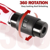 Fietsslot, hoge veiligheid met sleutel, 100 cm lengte, e-bikeslot, fietsslot, motorfiets, kettingslot 360° draaibaar slotkop, slot voor e-scooter/e-bike/kinderfiets