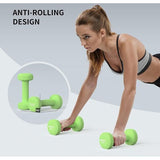 Halters, neopreen, korte halterset, kleine halterset (set van 2) voor dames, gymnastiek, yoga, pilates