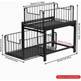 keukenplank met 2 mandenuittrekelementen, schuifmand met 2 niveaus, uittrekbare laden, laden onder de spoelbak, 2 niveaus kruidenrek, badkamerorganizer, onderkastplank zwart