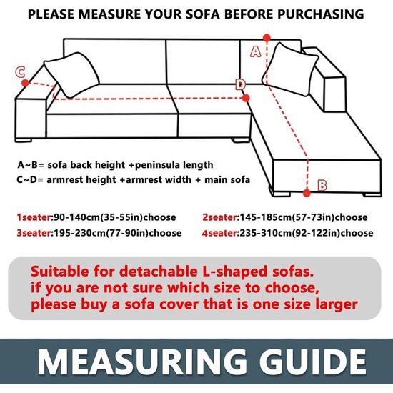 Fluwelen Peninsula bankovertrek, 2-delige bankovertrek links/rechts hoek, Chaise Longue bankovertrek met twee kussenslopen, L-vorm schiereiland bankovertrekken (3-zits + 3-zits, grijs)