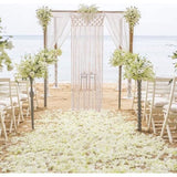 Macramé wandtapijt, handgemaakt geweven macramé, wandtapijt, boho, deurgordijn voor bruiloft, achtergrond, raamgordijnen, woondecoratie (stijl A/74 x 203 cm)