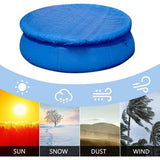 Zwembadafdekking rond - waterdicht zeildoek voor zwembad (voor zwembad ø 183cm)