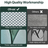 Opvouwbare wasmand, 2 stuks, 70 liter, pop-up wasmand, inklapbaar, groot met mesh, 36 x 36 x 58 cm, laundry manden met handgrepen, opvouwbare stoffen mand, statiegeldflessen, verzamelbak