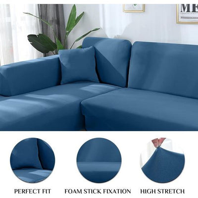 Bankhoes L-vorm 200 cm, zetelbeschermer, waterdicht, omkeerbaar met kussen, geschikt voor alle banken, beige Bankhoes L-vorm 200 cm, zetelbeschermer, waterdicht, omkeerbaar met kussen, geschikt voor alle banken, beige