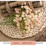 3 bundels kunstbloemen Gypsophila kunstbloemen boeketten bloemstuk voor knutselen bruiloft party huisdecoratie