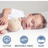 Waterdichte matrasbeschermer, waterbestendige matrasovertrek, ademende katoenen matrasovertrek, vochtbescherming, bedovertrek, voor volwassenen en kinderen, 70 x 160 cm