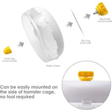 Hamster loopwiel, 8,3 inch stil spinnerwiel voor kleine huisdieren voor muizen Chinchilla cavia hamster