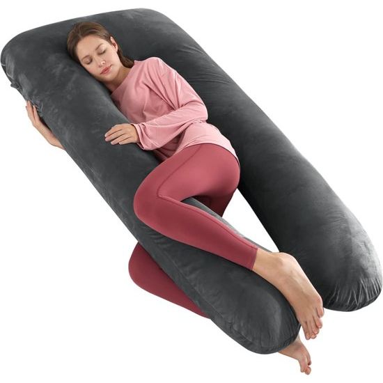 160 cm XXXL zwangerschapskussen voedingskussen 160 cm XXXL U-vormig zwangerschapskussen voor grote moeders