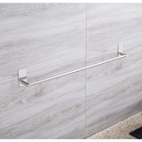 Towel Rail 5 Hooks No Drilling Kitchen Rail Hanging Rail Self-Adhesive Towel Holder Bathroom and Kitchen No Drilling Stainless Steel 40 cm (2)