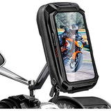 Mobiele Telefoon Houder Waterdichte Motorfiets Mobiele Telefoon Houder Motorfiets Scooter Smartphones Mobiele Telefoon Houder Anti-Shake Mobiele Telefoon Houder Motorfiets Achteruitkijkspiegel Mobiele Telefoon Houder voor Smartphone 6.5 Inch