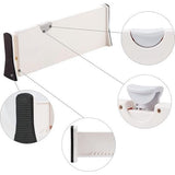 Ladeverdelers, verstelbare ladeverdelers, set van 4 afscheiders voor kledingopslag, gemaakt van gaas, ladekast, badkamer, keukenopslag, kast, kantoor, wit, 28,1 - 44,4 cm