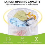 4 stuks waszakken, waszak, wasnet voor wasmachine met koordstopper, grote waszak, waszak voor wasmachine, wasgoed, ondergoed, babywas, sokken