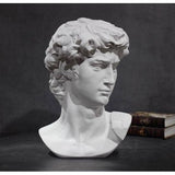 David Head, gedeeltelijke replica van het volledige standbeeld van Michelangelo's David