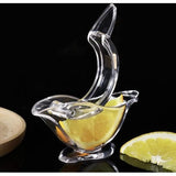 4 stuks handmatige citroenpers, transparante citroenpers, handmatige citroenpers van acryl, draagbare transparante fruitpers, handpers voor sinaasappel, citroen, granaatappel, keuken en bar