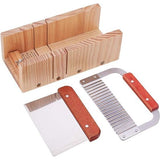 Adjustable Wooden Soap Cutter Shape with Wavy Straight Planer Blade Scraper Cutting Tool Set