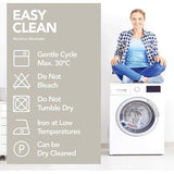 Verduisteringsgordijn, ondoorzichtig, thermogordijn met plooiband, 290 x 140 cm (hoogte x breedte), crème, set van 2