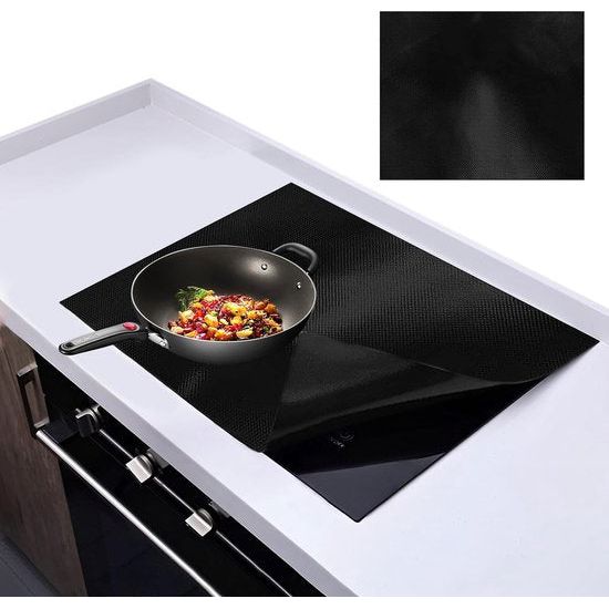 Grote siliconen inductiekookplaat, beschermingsmat, inductie, cooker, siliconenmat, inductie, beschermingsmat, inductie, kookbescherming, mat, warmte-isolerende pad voor inductiekookplaat