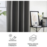 verduisteringsgordijn, vitrage met ogen, halfgordijn voor balkon, kinderkamer, set van 2.