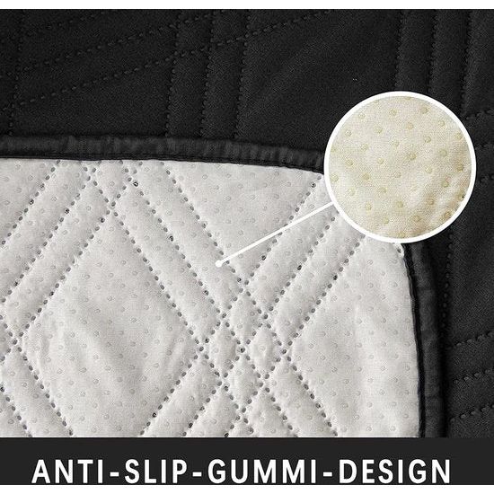 100% waterdichte stoelbeschermer voor televisiefauteuil, anti-slip stoelbeschermer met zakken, armleuning, 1-zits stoelkussen, geschikt voor thuis met kinderen en huisdieren, hond, kaki, L