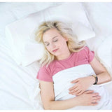 orthopedisch hoofdkussen van traagschuim afneembaar ergonomisch nekkussen voor nek- en schouderpijn, neksteunkussen, 70 x 42 x 14 cm & meer zacht