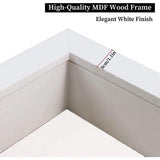 3D-fotolijst om te vullen, fotolijst diep 20 x 20 cm voor objecten tot 3 cm, objectlijst met onbreekbaar acrylglas, 3D-lijst voor decoratieve muur/cadeau, met 3M LED-kerstverlichting (wit)