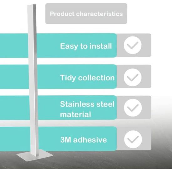 Stainless Steel Towel Rail, Towel Rail, Bathroom Towel Rail, Easy Installation, No Falling Off